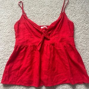Red Tabk Top